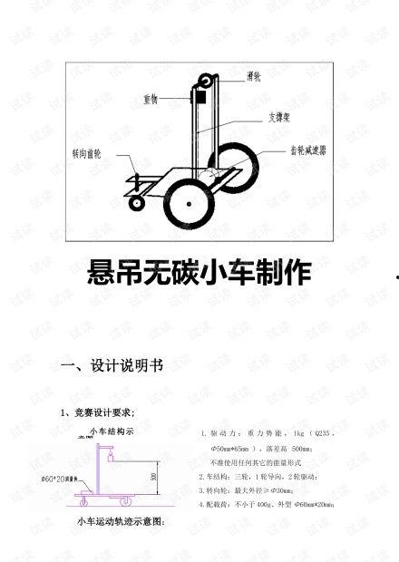 无碳小车视频,无碳小车视频深度解析